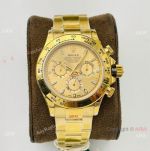 Swiss Faux Rolex Daytona VRF 7750 Chronograph Watch Yellow Gold 40mm